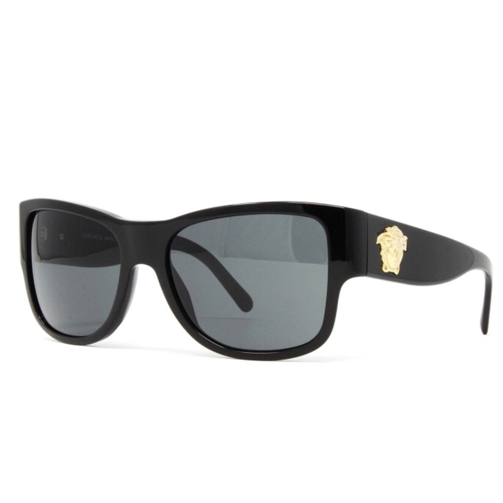 VERSACE//58-18-140//BLACK//PLASTIC